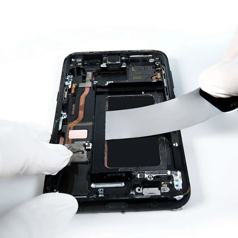 2 Chiếc Qianli ToolPlus Điện Thoại Di Động Cong Màn Hình LCD Mở Đầu Bật Nắp Dụng Cụ Dẻo Siêu Mỏng Dây Thép Không Gỉ Bật Nắp Spudger Dụng Cụ