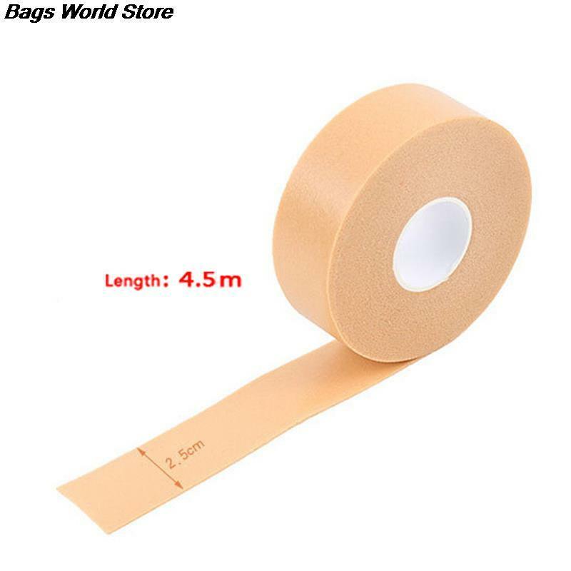 1roll Multi-functional Bandage Rubber Plaster Tape Self-adhesive Elastic Wrap Anti-wear Waterproof Heel Sticker Foot Pad