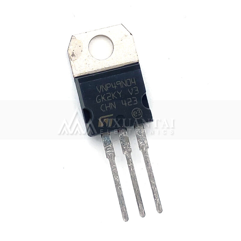 10 buah/lot asli baru VNP49N04-E 49A 40V 4949n04 TO220 Triode Transistor TO-220