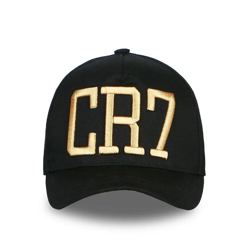 Cristiano Ronaldo CR7 bawełniana czapka z daszkiem regulowana 3D z haftem kości CR7 czapka typu snapback mężczyzn czapki sportowe na co dzień