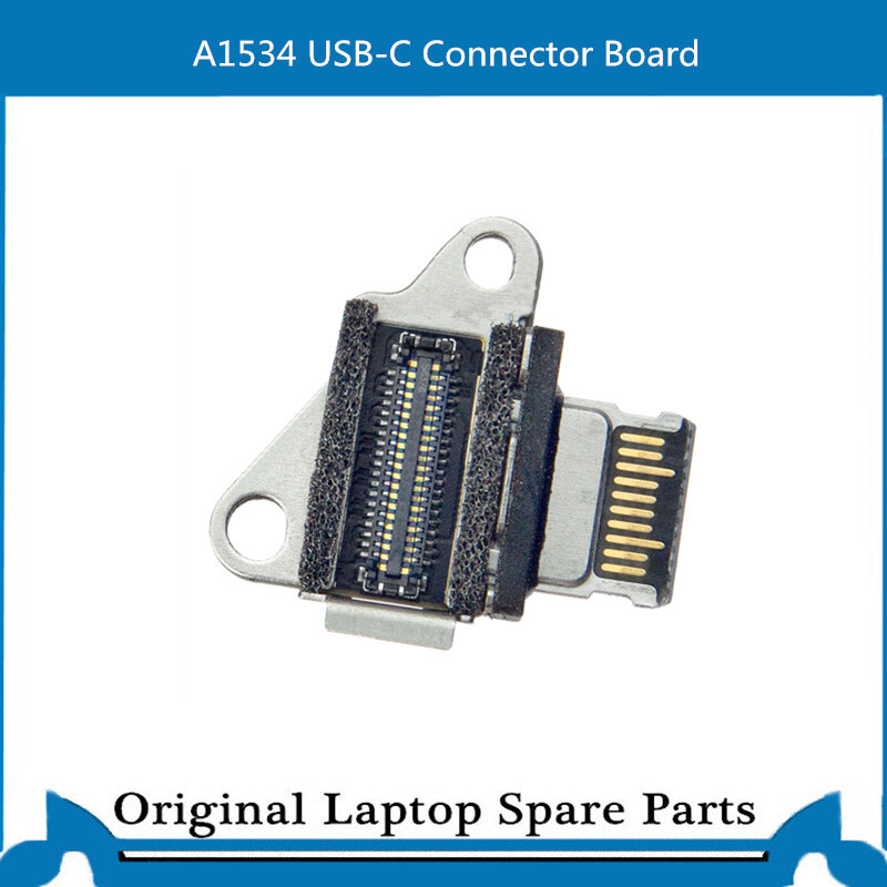 Placa de USB-C de E/S de repuesto para Macbook de 12 pulgadas A1534, conector tipo C, conector Jack DC 2015