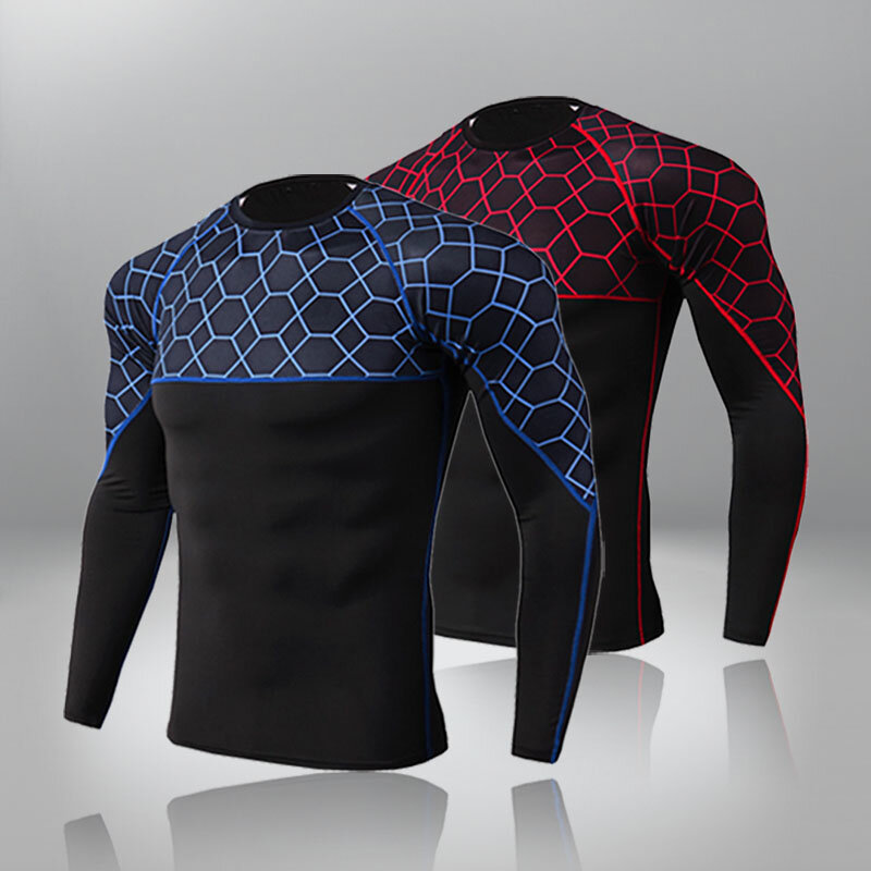 Men's Thermal Underwear For Men Male Thermo Clothes Long Johns Winter Compression Quick Dry Long Sleeve T-shirt Sports Shirt