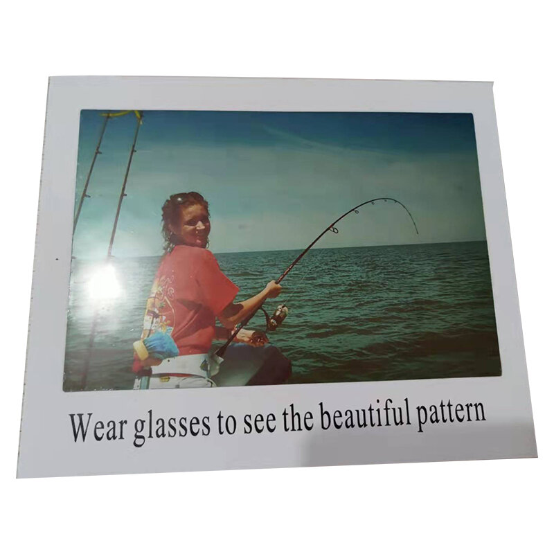 Duże spolaryzowane okulary przeciwsłoneczne karta testowa sprawdź okulary spolaryzowane okulary polaryzacyjne Examinatio malarstwo dekoracyjne rozmiar17x14cm