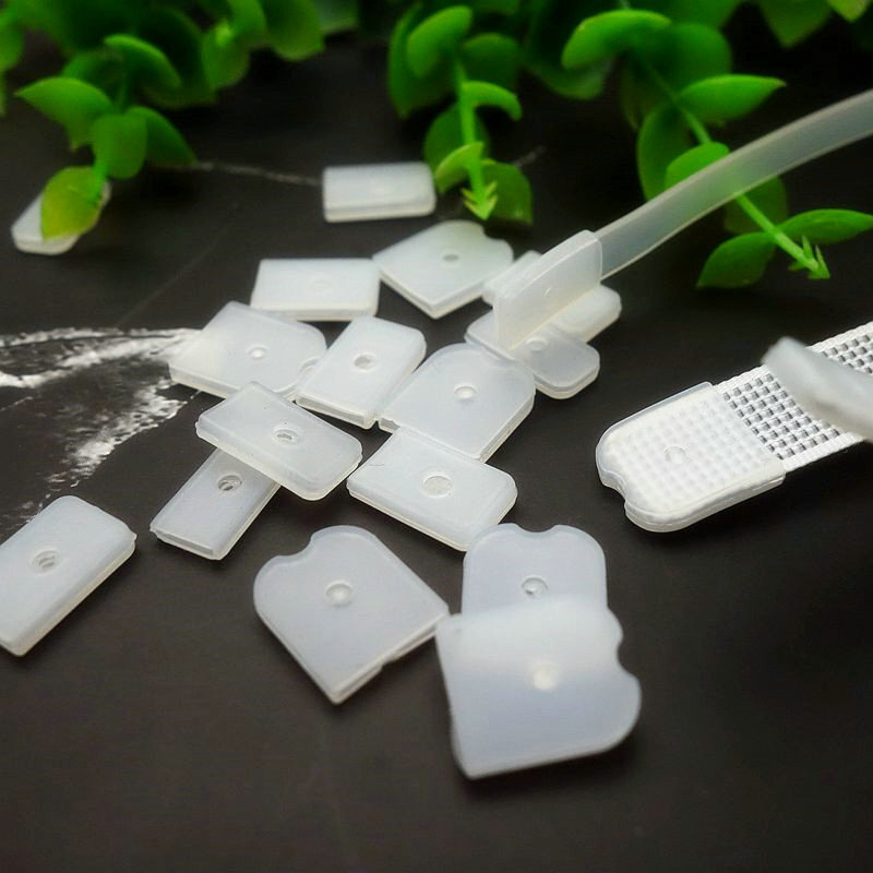 Tapas de goma de silicona para deshuesado de plástico, 6mm, 8mm, 12mm, 100 unidades