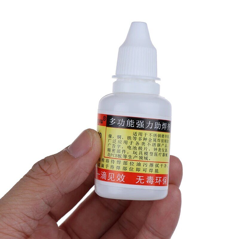 1PC 20ml Stainless Steel Liquid Flux Soldering Paste Flux Liquid Solders Water Durable Liquid Solders Best Price High Quality