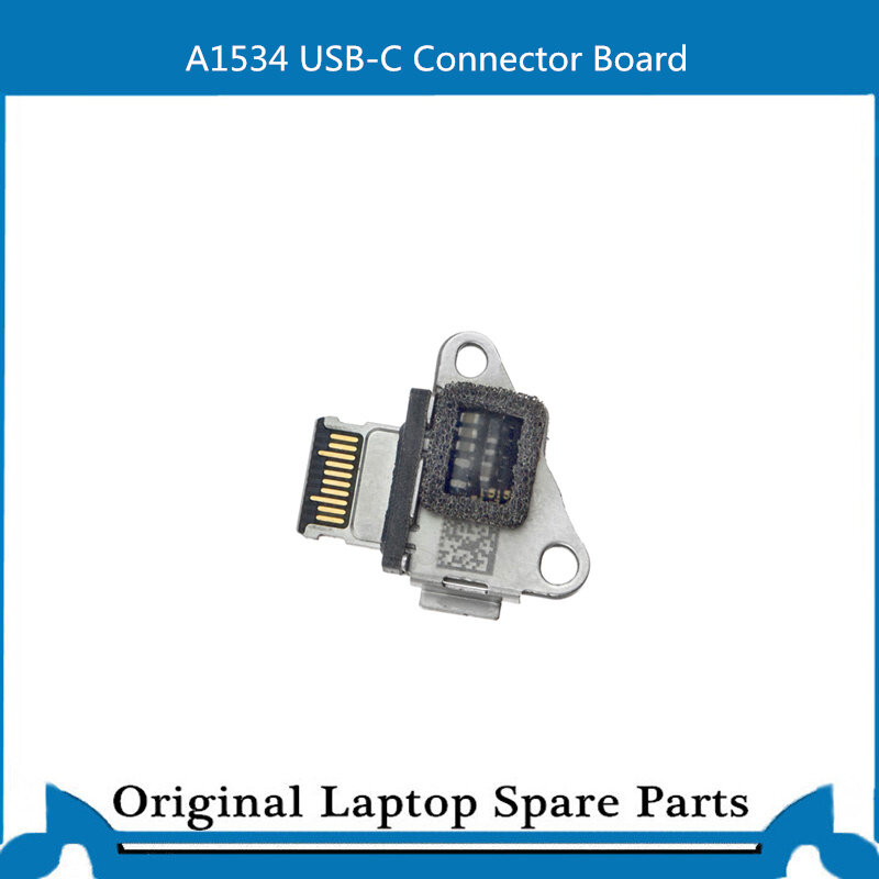 Placa de USB-C de E/S de repuesto para Macbook de 12 pulgadas A1534, conector tipo C, conector Jack DC 2015