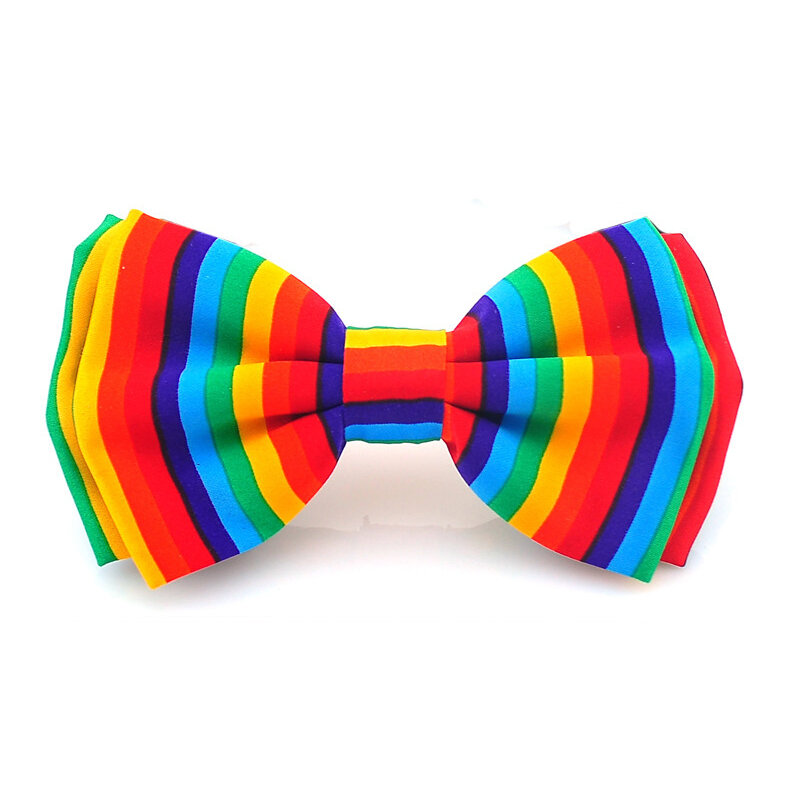 3.5 Cm Rainbow BRACE Tie ชุดผู้หญิงผู้ชาย Suspender สำหรับกางเกงกางเกงผู้ถือ Bow Tie ชุดอย่างเป็นทางการชุดของขวัญเสื้อ cravat Gallus