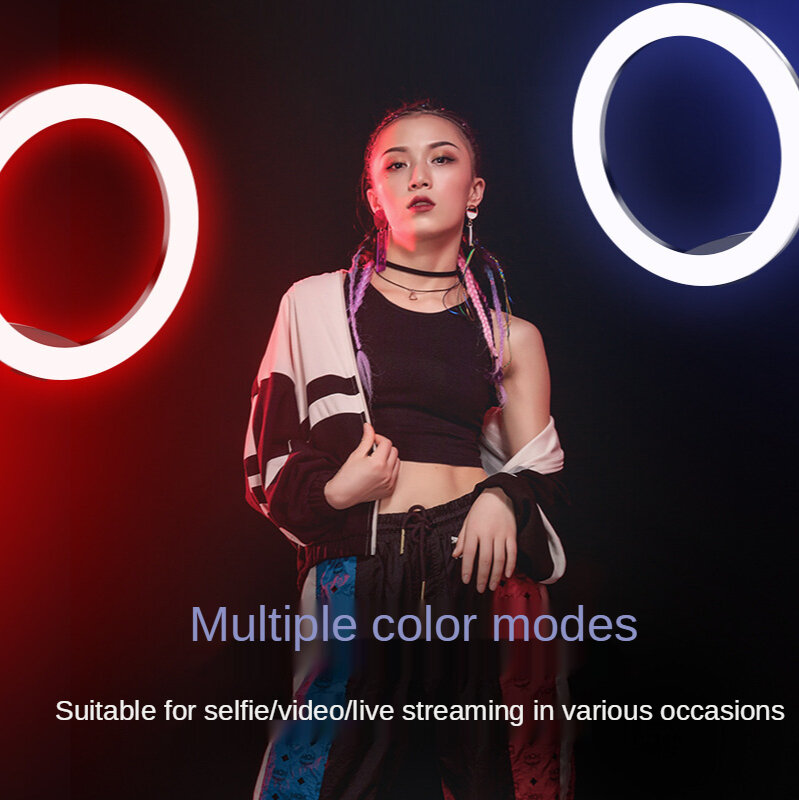 Luz de relleno RGB marquesina colorida transmisión en vivo original serie MJ Luz de relleno multi escena palo de luz de relleno