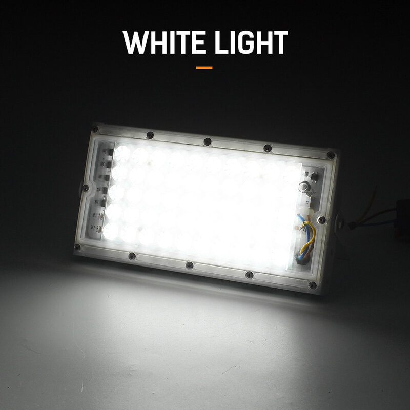 Открытый водонепроницаемый прожектор светильник DC12V 50 Вт Светодиодный прожектор светильник Аллигатор зажим проектор Xtra яркая лампа для кемпинга ночной рынок светильник s