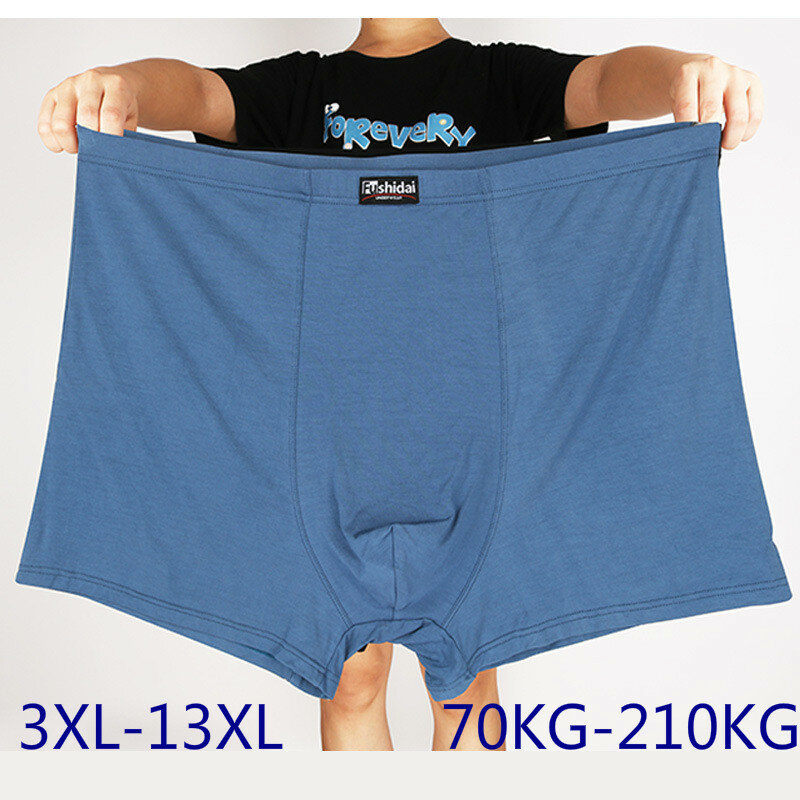Roupa interior masculina de grandes dimensões cuecas soltas 10xl 12xl 13xl 11xl boxer tamanho grande para homem