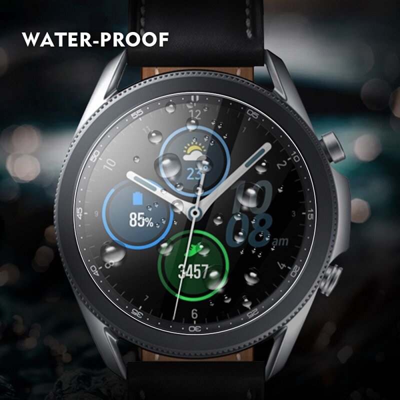 Film de protection d'écran en Hydrogel souple 9H, Premium, pas du verre, pour Samsung Galaxy Watch 3 45mm 41mm, 1/2 pièces