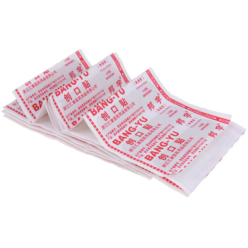 50 Teile/satz Wasserdichte Wunde Klebstoff Paster Medizinische Anti-Bakterien Band Aid Bandagen Aufkleber Home Reise First Aid Kit Liefert