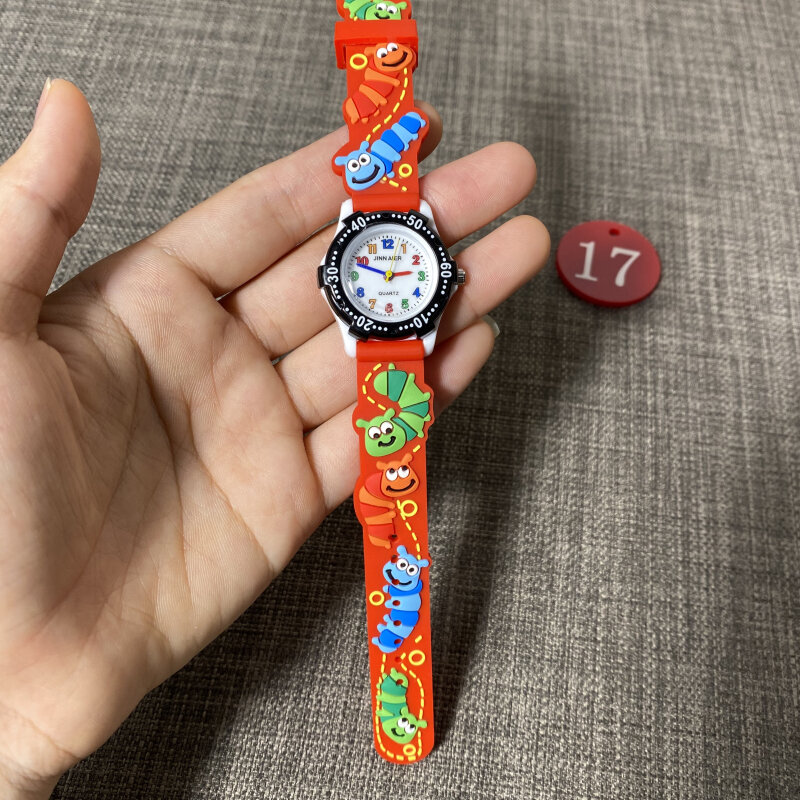 هدية الكريسماس الأطفال مشاهدة لطيف الكرتون المهر حزام كوارتز ساعة معصم بوي ساعة رياضية فتاة الطفل الكرتون ساعة Relojes 2021