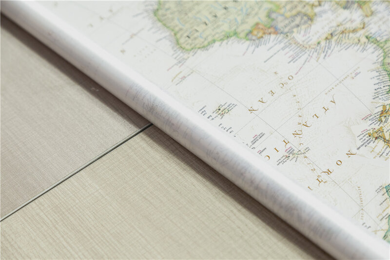 Mapa del mundo Retro tamaño A2, lienzo fino, mapa de pared, pintura impresa en HD sin marco para decoración de pared de oficina y escuela