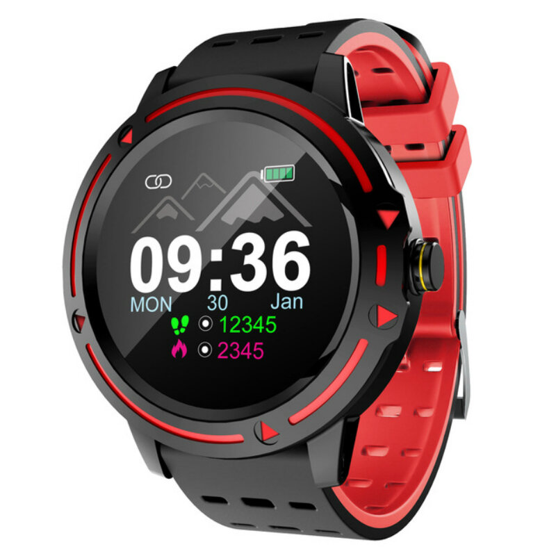 Wyświetlacz kolorowy dla mężczyzn duży Monitor tętna smartwatch do mierzenia ciśnienia krwi tryby wielu sportów inteligentny zegarek fitness smart watch Men