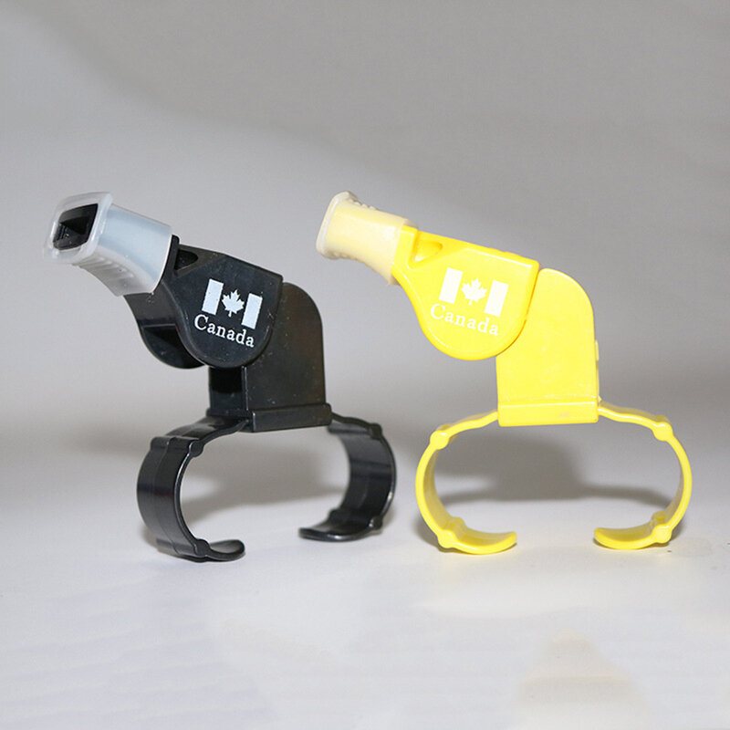 1Pc Plastic Referee Finger Grip Whistle Sports Soccer Football Basketball Baseball Survival Outdoor Mouth Whistle