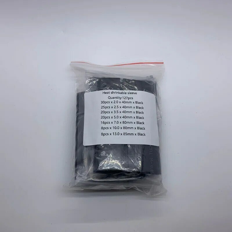 127 PCS/164 Pcs/set Heat Shrink Tube Kit Insulation Sleeving Termoretractil Poliolefin Menyusut Berbagai Macam Tabung Kawat Kabel