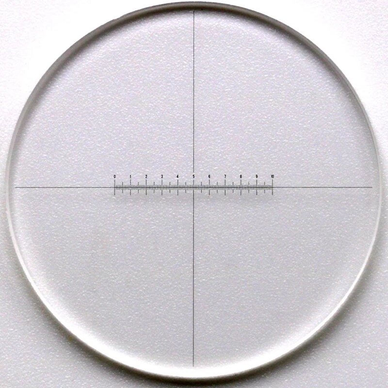 0,1 мм микроскоп окуляр микрометр концентрическая сетка перекрестная линия микрометр перекрестная линейка