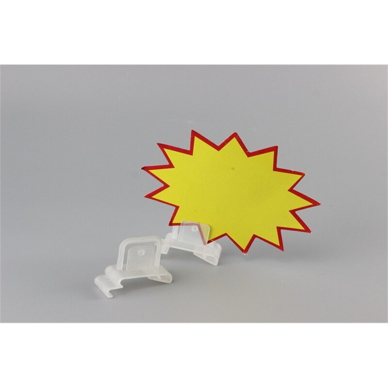 Shelf Label Holders For Promotion Labels, Professional Display Retail Price Tag Ticket Hanger Sign Clips
