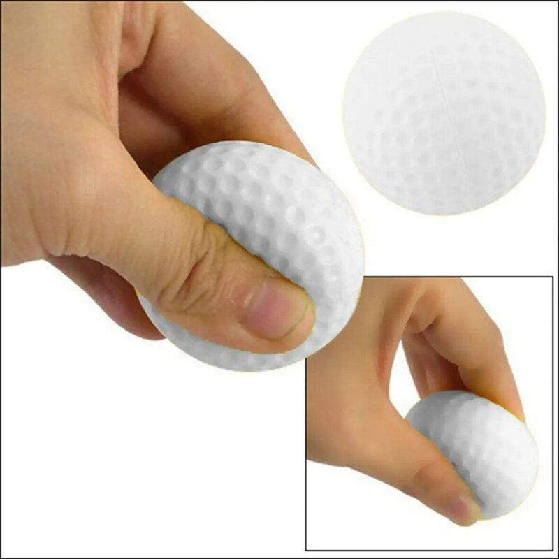 24Pcs Golf Balls Outdoor Indoor Elastic Practice Ball Foam Soft Ball PU Sponge Ball Elastic Golf Products