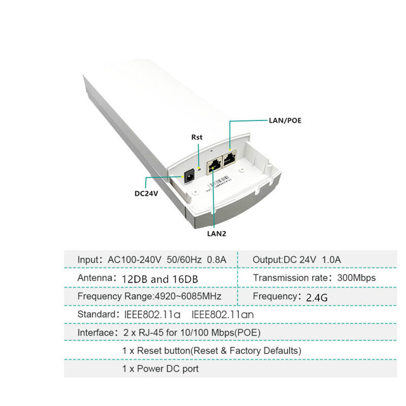 9331 Chipset Router wi-fi wzmacniacz sygnału WIFI Lange Bereik 300Mbps2. 4G3KM Router CPE APClient wzmacniacz rutera wifi zewnętrzny Router