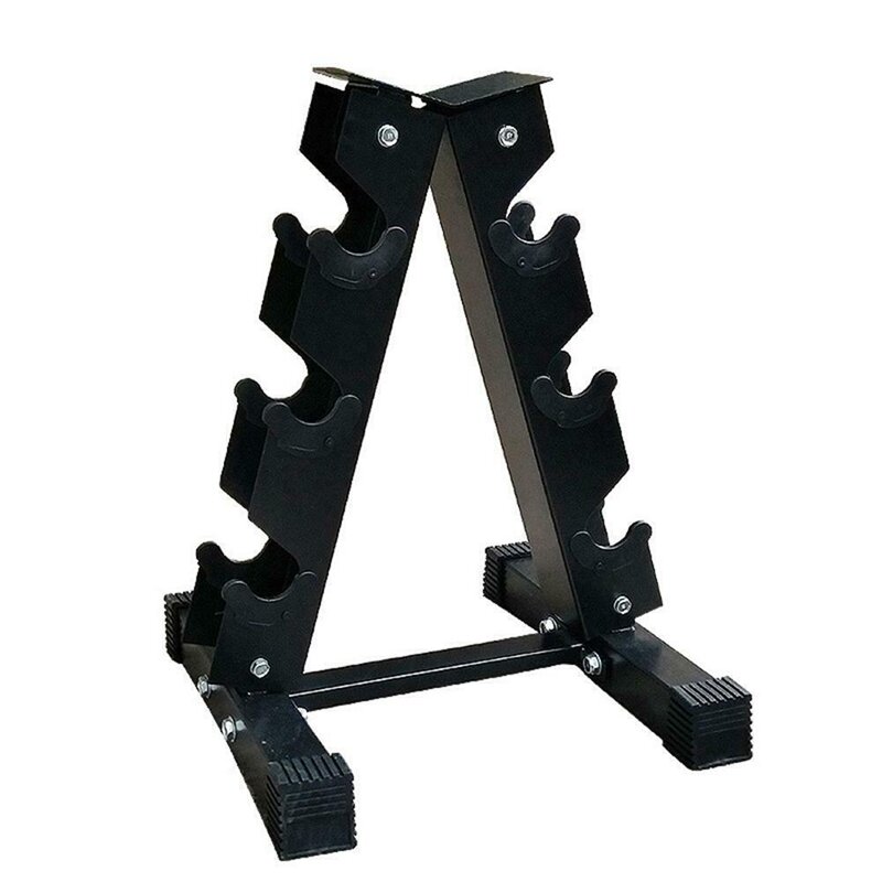 1 Teile/satz Durable Stahl Hantel Rack Abnehmbare Gym 6 Hand Übung Fitness Gym Dumbells Stehen Ausrüstung Sport Für Mann