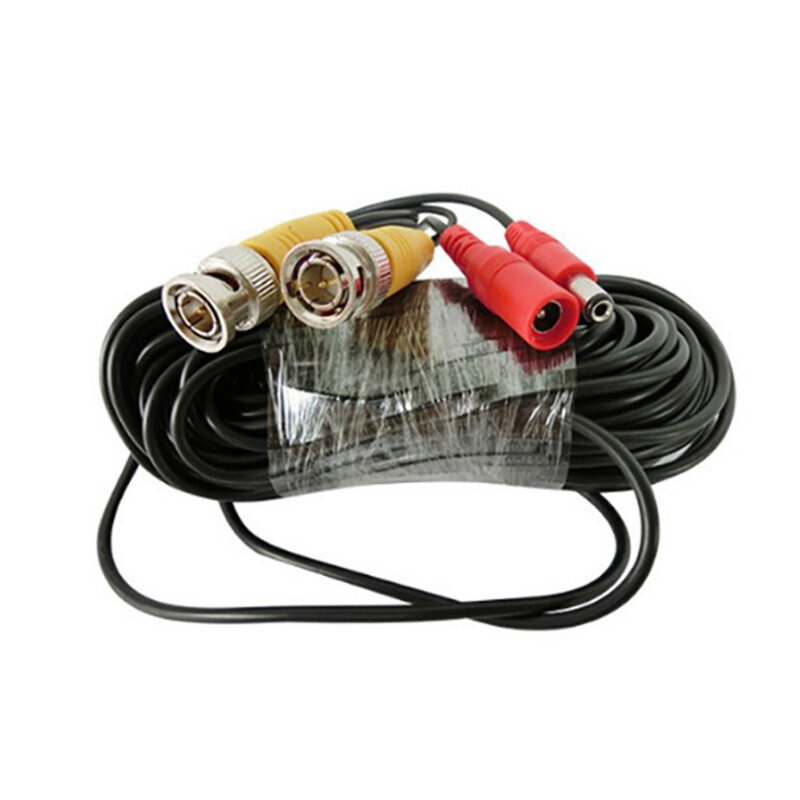5/10/15/20/30/40/50m BNC+DC Connector Video Power Cable Security Monitoring Camera Equipment Cable VCR Camera Extension Cable