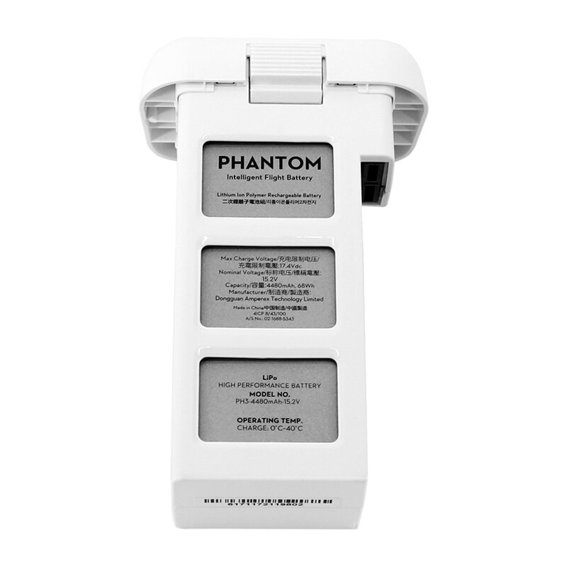 Original DJI Phantom 3 Series Professional Advanced Drone Intelligent Flight Battery 4480mAh 15.2V LiPo4s for DJI Phantom 3