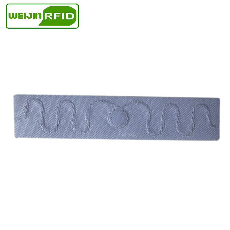 UHF RFID tag lavanderia Lavabile resistente al calore hotel di Lino abbigliamento 902-928MHZ NXP UCode8 EPC Gen2 6C smart carta di tag RFID passivi