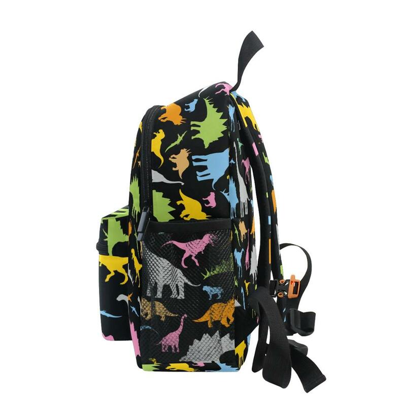 Mochila infantil com desenho 3d, mochila escolar de jardim de infância, animal, dinossauro, meninos e meninas