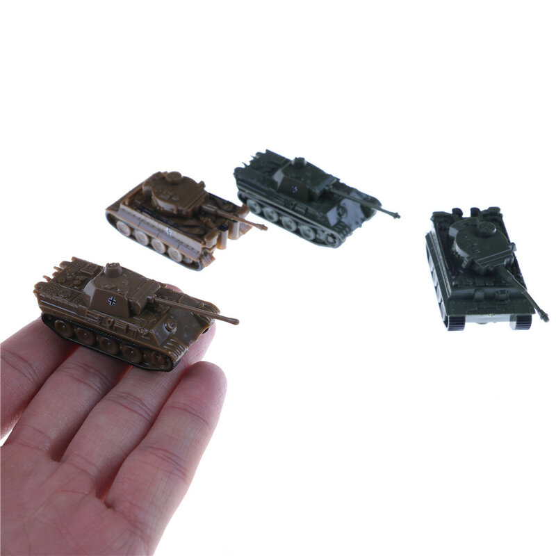1PCS/Set 1:144 Scale Finished Model Toy 4D Sand Table Plastic Tiger Tanks World War II Germany Panther Tank