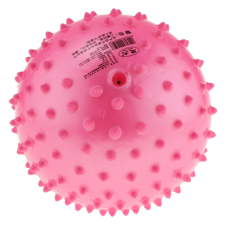 6Inch/15cm Creative Inflatable Ball Simulation Rubber Ball PVC Inflated Knobby Bouncy Ball Massage Spike Sensory Ball Baby Toy