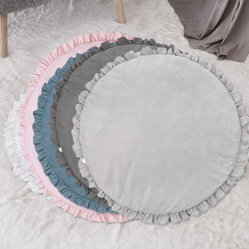 Baby Crawling Blanket Floor Carpet Newborn Padded Play Mats Soft Cotton Crawling Mat Children Game Rugs Kids Girl Room Decor