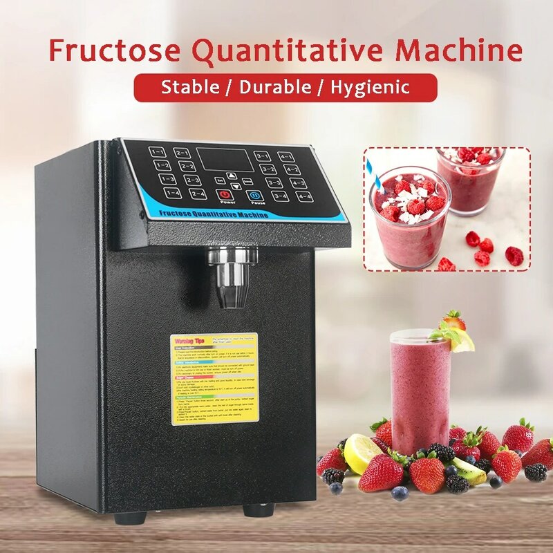 Quantitative Fructose Machine Full Automatic Dispenser Syrup Bubble Tea 16 Grid Fructosing Maker 7.5L