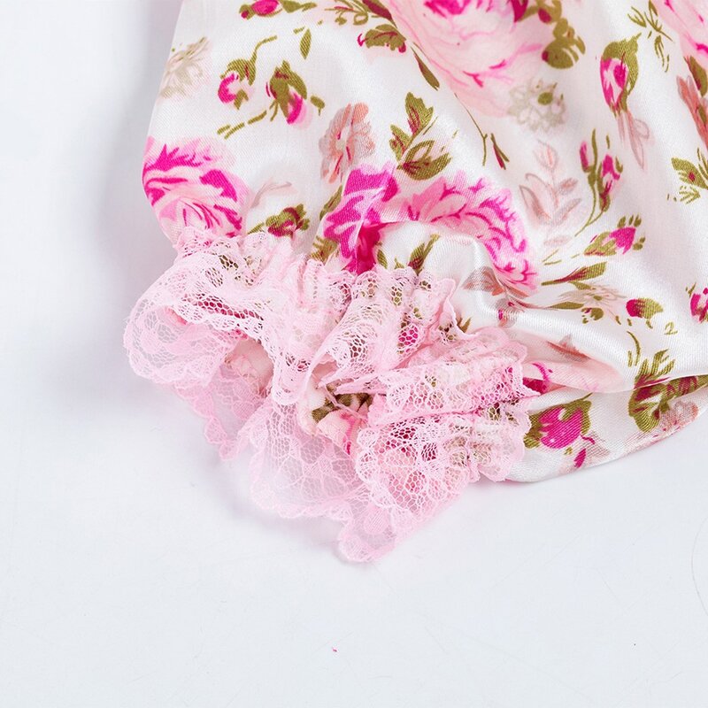 Costume d'escalade pour bébé | Combinaison écharpe + bandeau, imprimé floral, ensemble deux pièces, petit, frais, été, 05 *