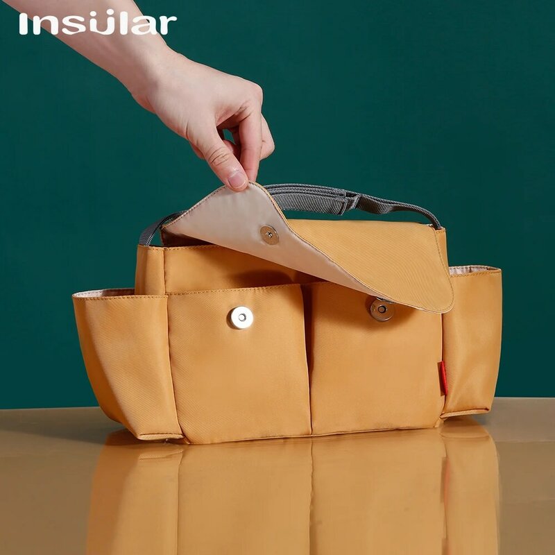 Многофункциональная Водонепроницаемая нейлоновая Фотосумка, вместительная сумка для переноски коляски, сумка для мамы