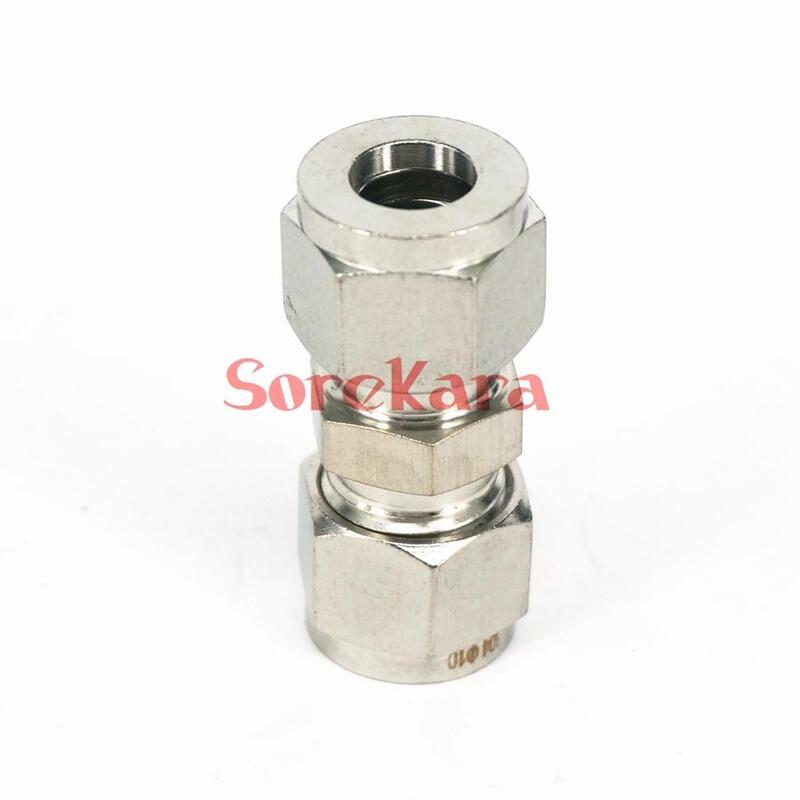 Fit 1/4 "Tube O/D 304 Rvs Pijp Compressie Montage Unie Connector