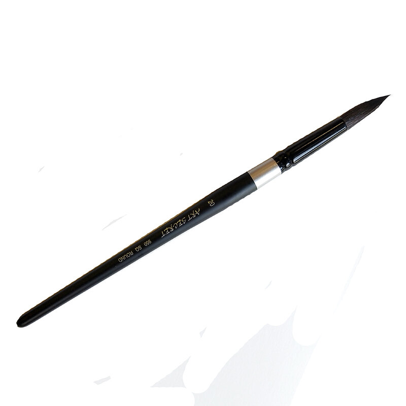 1 pz pennelli per capelli scoiattolo artista a punta rotonda pennello per acquerello penna per acquarello pittura disegno scuola forniture d'arte