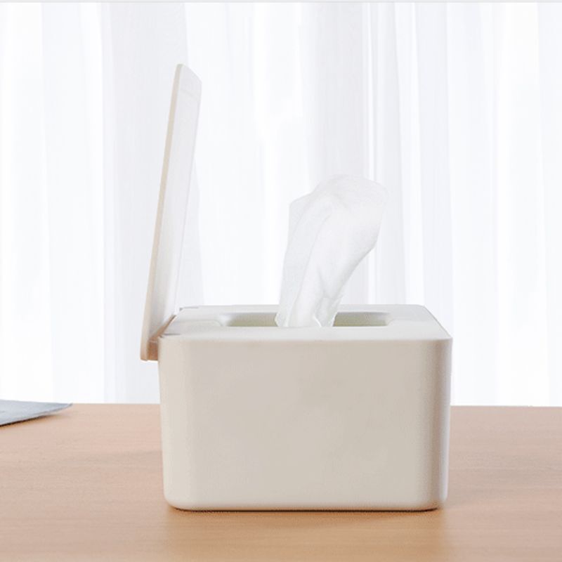 Nass Wipes Dispenser Halter Tissue Lagerung Box Fall mit Deckel für Hause Geschäfte