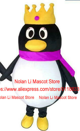 Hot Sale Penguin Mascot Costume Cartoon Sset Cosplay Adult Size Fancy Dress Halloween Christmas Birthday Party 1113