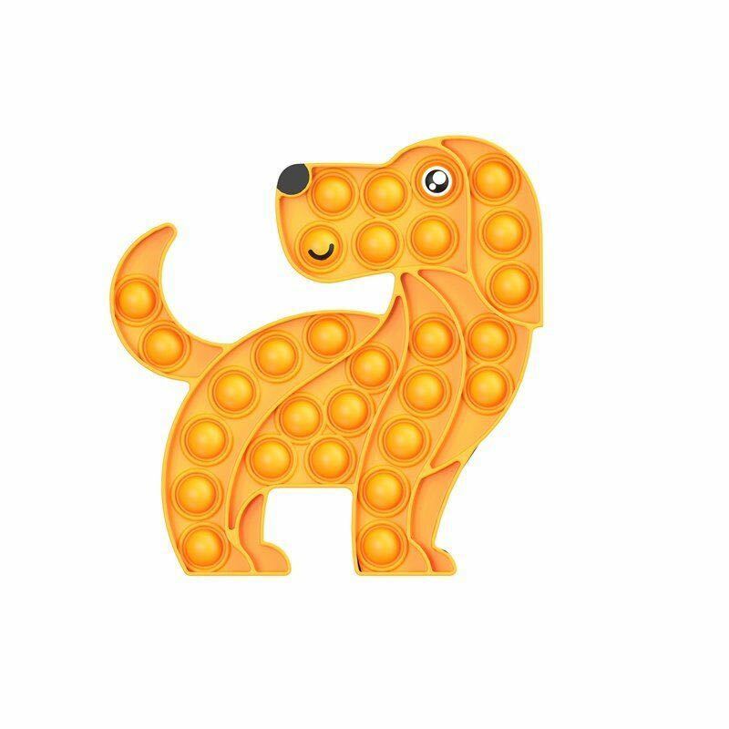 Mainan Anti Stres Penghilang Gelisah Hewan Mainan Sensorik Anak-anak Dewasa untuk Meringankan Autisme Mainan Anti Stres Gelembung Push It Pelangi