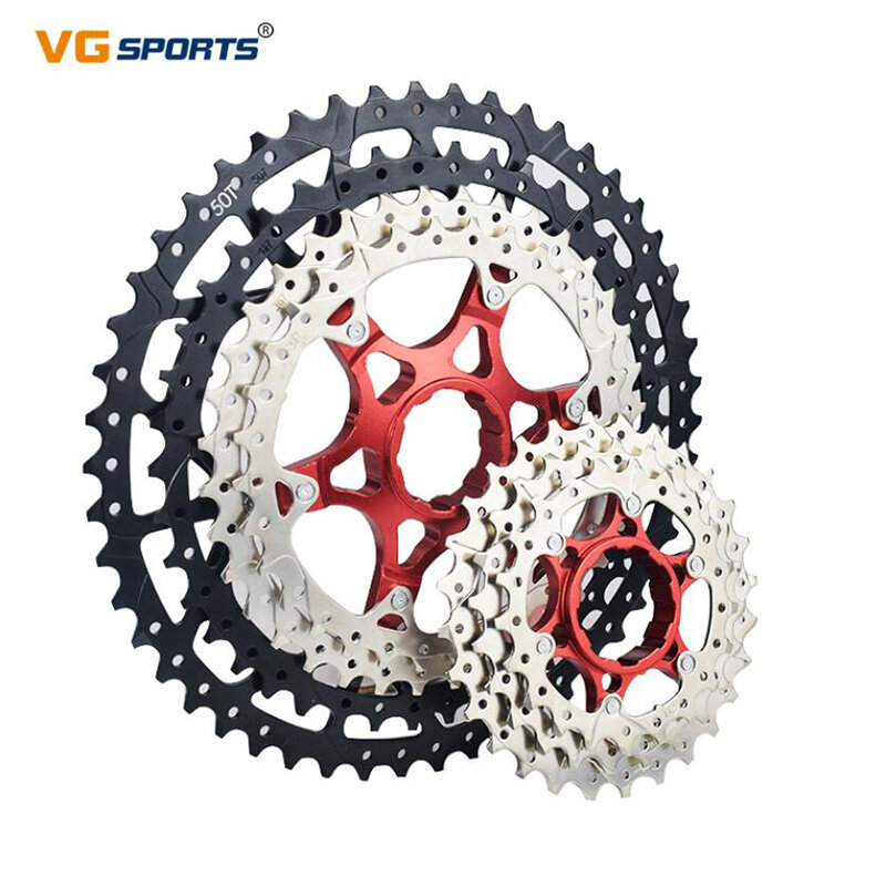 VG SPORTS 10 11 12 vitesses VTT Cassette séparée roue libre en alliage d'aluminium support pignon vélo roue libre