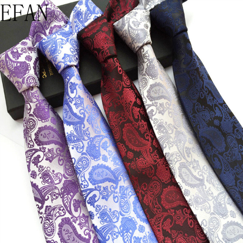 Corbata de seda de 8cm para hombre, corbata de lujo clásica a cuadros, puntos de Ploka, corbatas de cuello de negocios para hombre, corbata para traje, corbata para fiesta de boda, 100%