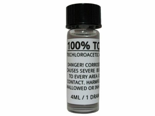100% TCA Kit de exfoliación de la piel-aclaramiento de la piel, blanqueamiento de la piel, blanqueador de la piel 4ML