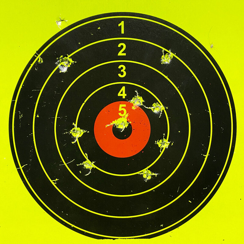الأصفر كرتون ترشيش و رد الفعل ورقة الهدف يمكن أن تكون مطابقة مع بيليه فخ 20 قطعة 5.50 "* 5.50"(14 سنتيمتر * 14 سنتيمتر)