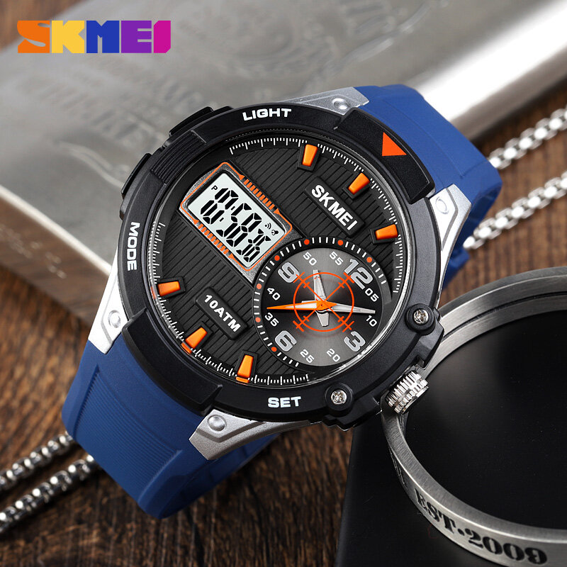 นาฬิกาข้อมือ SKMEI Digital นาฬิกา Mens 2021ใหม่แฟชั่นธุรกิจกีฬา Led สัปดาห์กันน้ำนาฬิกาปลุกนาฬิกาข้อมือของขวัญ