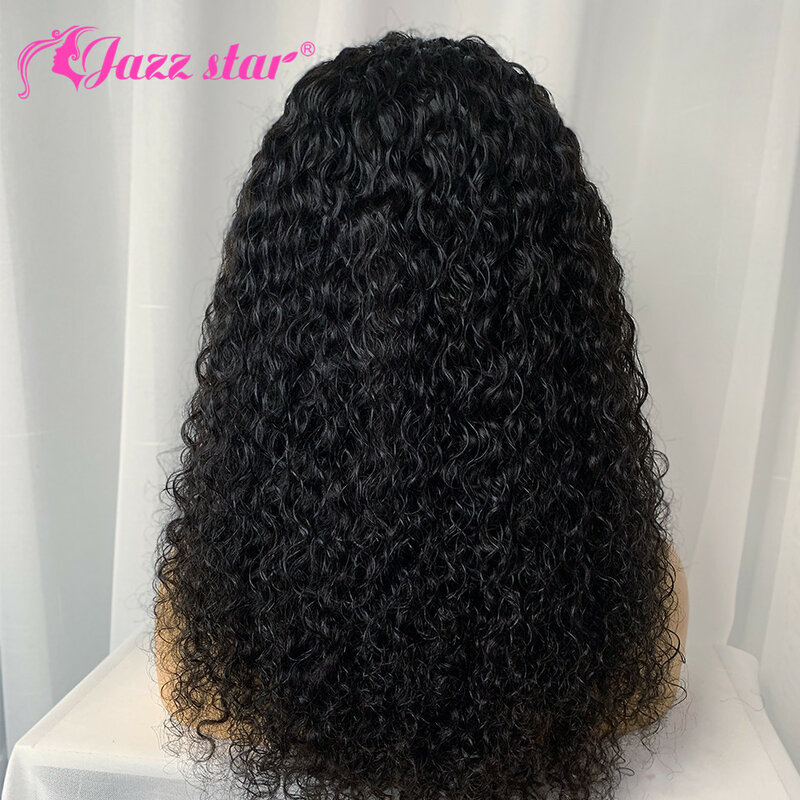 Water Wave Wig Human Hair Wigs 5x5 Lace Closure Wig Pre Plucked with Baby Hair Brazilian Lace Wigs For Woman Non-Remy Jazz Star