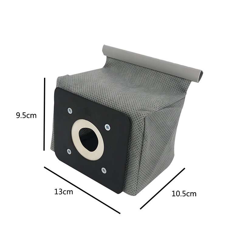 1 unidad de aspiradora Universal lavable bolsa de polvo de tela para Philips Electrolux LG Haier Samsung bolsa de aspiradora reutilizable 11x10cm