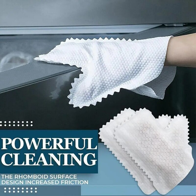 10 pçs luvas de limpeza de poeira não-tecido prato luvas de lavagem reutilizáveis ferramentas de limpeza de cozinha do agregado familiar janela luvas de limpeza de vidro