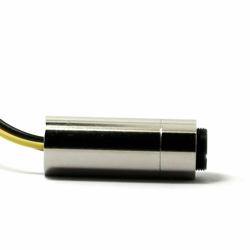 Módulo de diodo láser rojo, forma de punto, 650nm, 3,5 mW w/TTL 0-15KHz, 12mm x 30mm